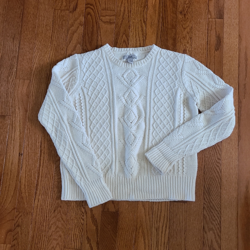 Bass cable knit sweater